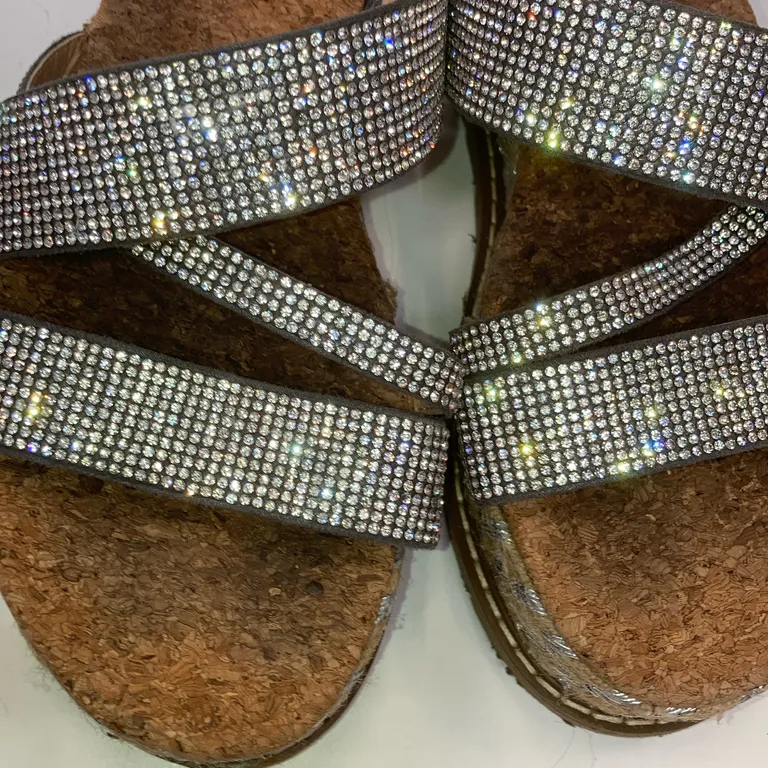 Kilklackar (Silverfärgad, Brun) från ASOS Shoes - Smutsig - Insida