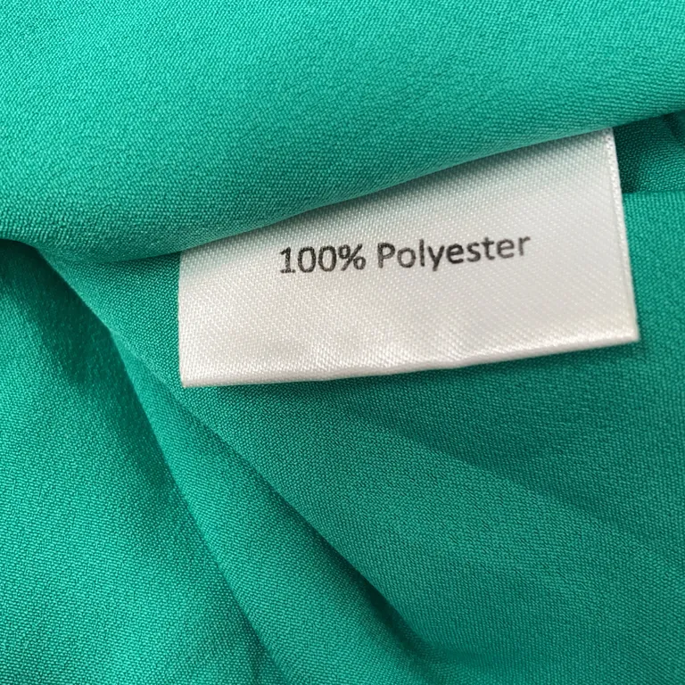 Linne (Grön) från Ivyrevel Polyester - Materialetikett