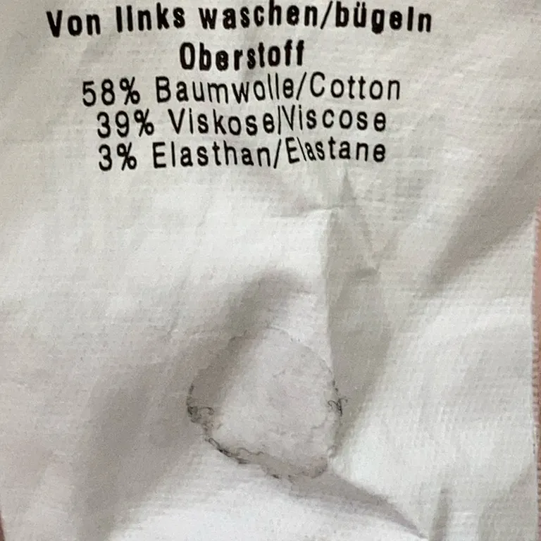 Jeansjacka (Rosa) från Cool Code Bomull, Viskos, Elastan - Materialetikett