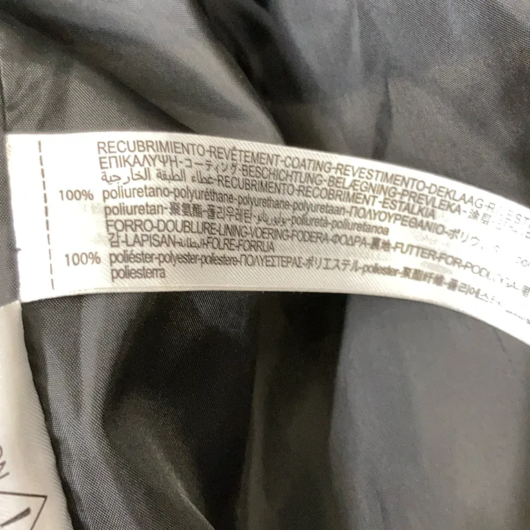 Bikerjacka (Svart) från Zara Polyuretan, Polyester - Materialetikett