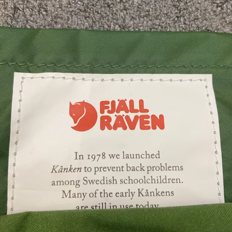 Ryggsäck (Kånken Mini) från Fjällräven - Varumärke