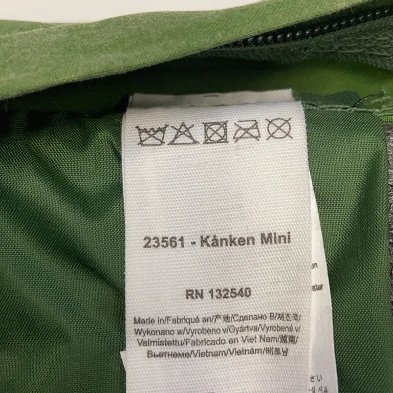 Ryggsäck (Kånken Mini) från Fjällräven - Bild av äkthetsbevis