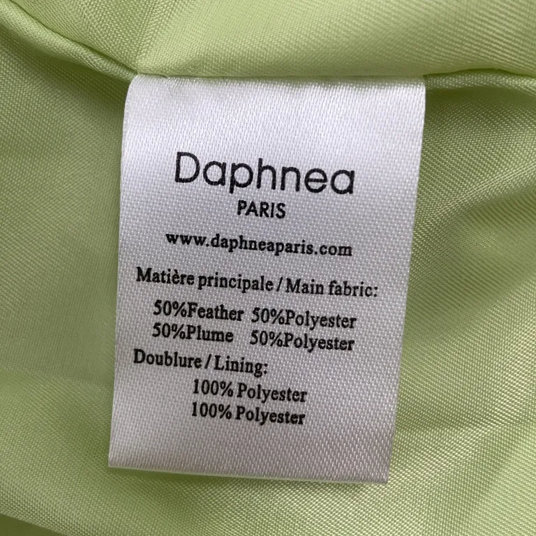 Manteau (Vert) de Daphnea Paris Polyester - Étiquette du matériau