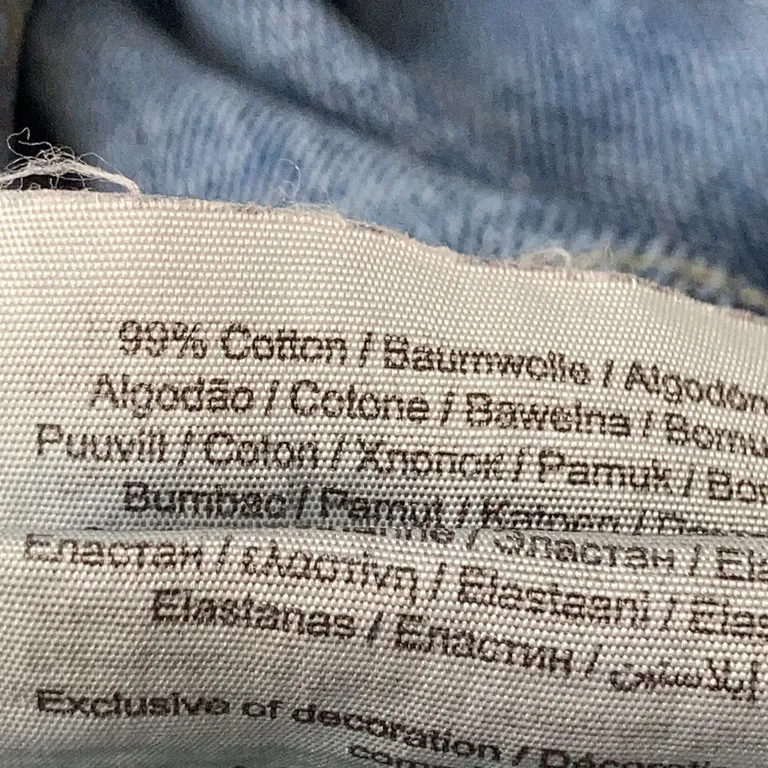 Jeans (Blå) från Jack & Jones Bomull, Elastan - Materialetikett