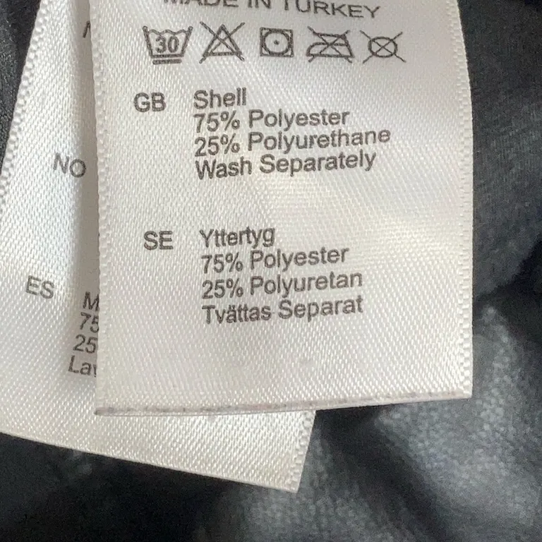 Mammaleggings (Svart) från Sanne Alexandra Polyester, Polyuretan - Materialetikett