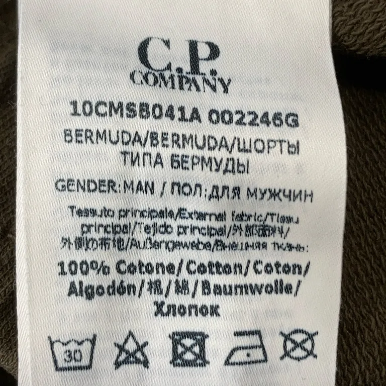 Shorts (Grön) från C.P. Company Bomull - Materialetikett