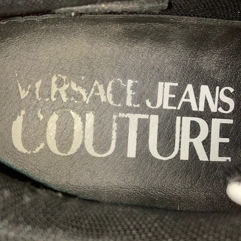 Sneakers (Vit, Svart) från Versace Jeans Couture Skinn - Varumärke