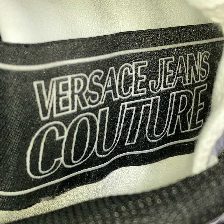 Sneakers (Vit, Svart) från Versace Jeans Couture Skinn - Detaljbild