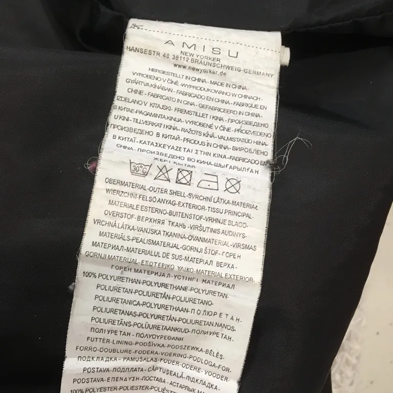 Skinnjacka (Svart) från Amisu Skinnimitation - undefinedAltSuffix