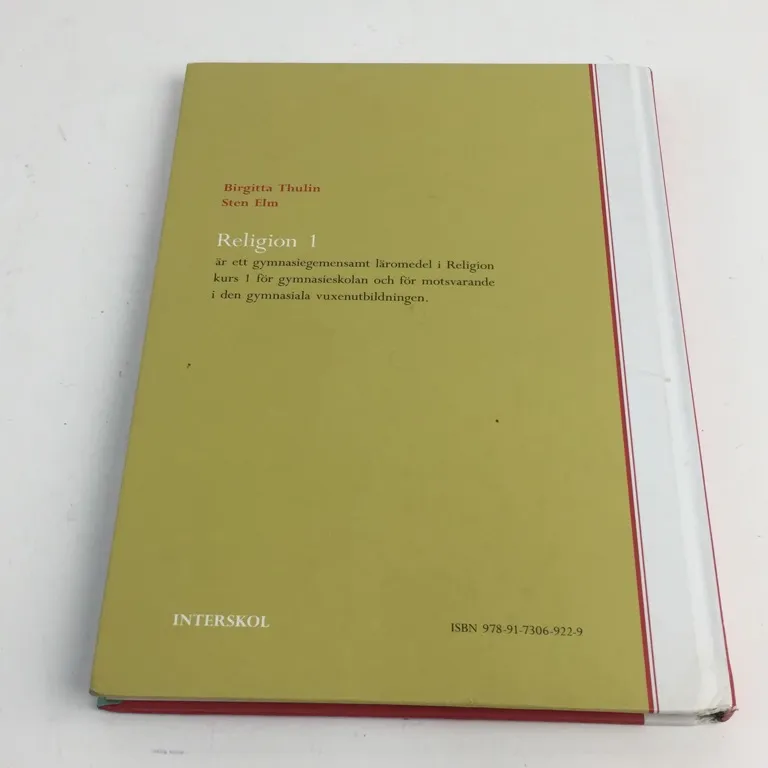 Bok (Religion 1, Birgitta Thulin & Sten Elm) från Interskol - undefinedAltSuffix