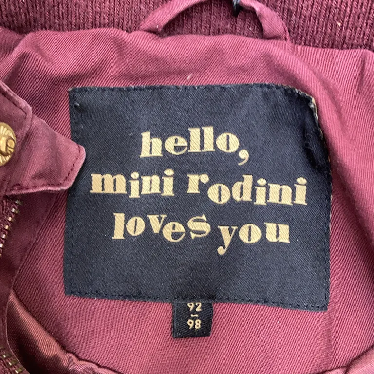 Jacka (Pico skaljacka ) från Mini Rodini Polyester, Ekologisk bomull - Varumärke
