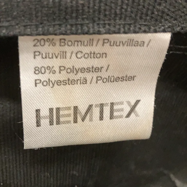 Tvättkorg (Svart) från Hemtex - Varumärke