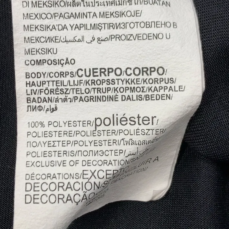 Träningströja (Svart, Grå) från Under Armour Polyester - Materialetikett