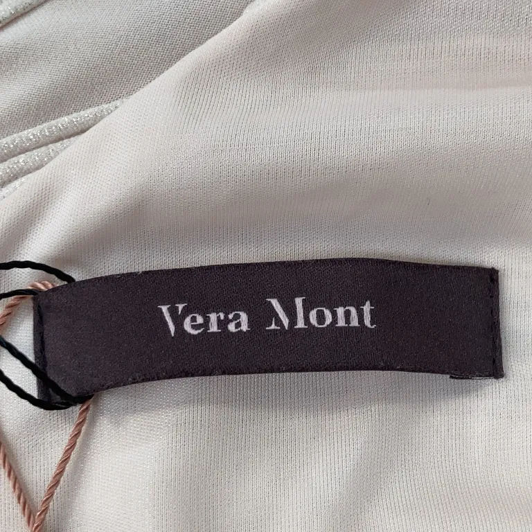 Robe (Beige) de Vera Mont Élasthane, Polyamide, Polyester - Marque