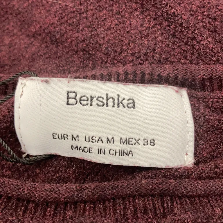 Pull-over (Rouge) de Bershka Coton - Marque