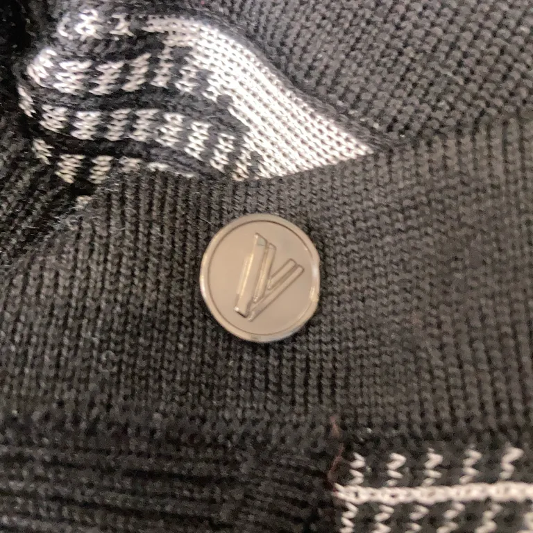 Tröja (Svart, Vit) från Versace Collection Ull, Viskos, Polyamid - Bild av äkthetsbevis