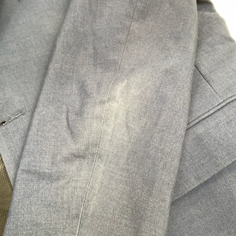 Kostym (Blå) från Lindbergh Elastan, Polyester, Viskos - Slitet - Armbågar