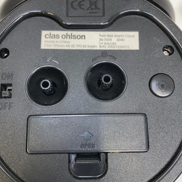 Väckarklocka (Svart) från Clas Ohlson - Varumärke