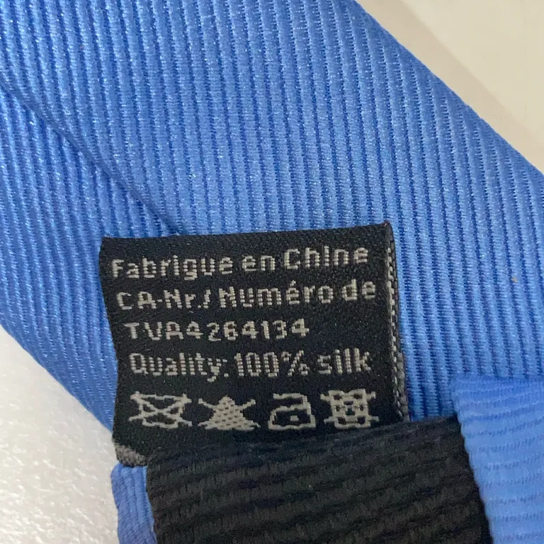 Slips (Blå) från Selected Homme Silke - Materialetikett