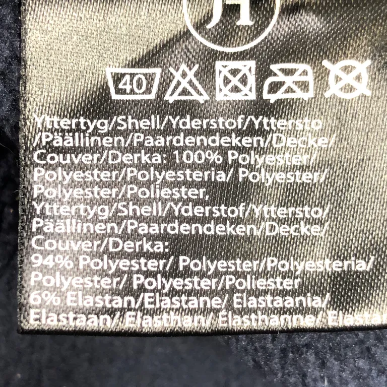 Ridjacka (Blå) från JH Collection by Hööks - Materialetikett
