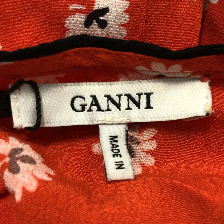 Omlottklänning (Röd) från Ganni Viskos - Varumärke