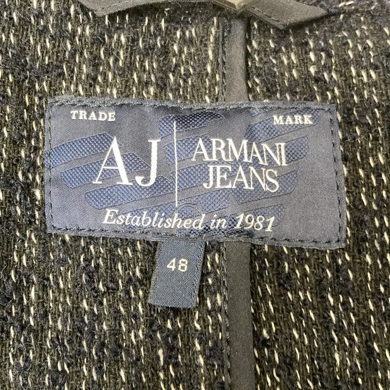 Kavaj (Blå, Svart) från Armani Jeans Akryl, Bomull, Polyamid, Polyester, Ull - Varumärke