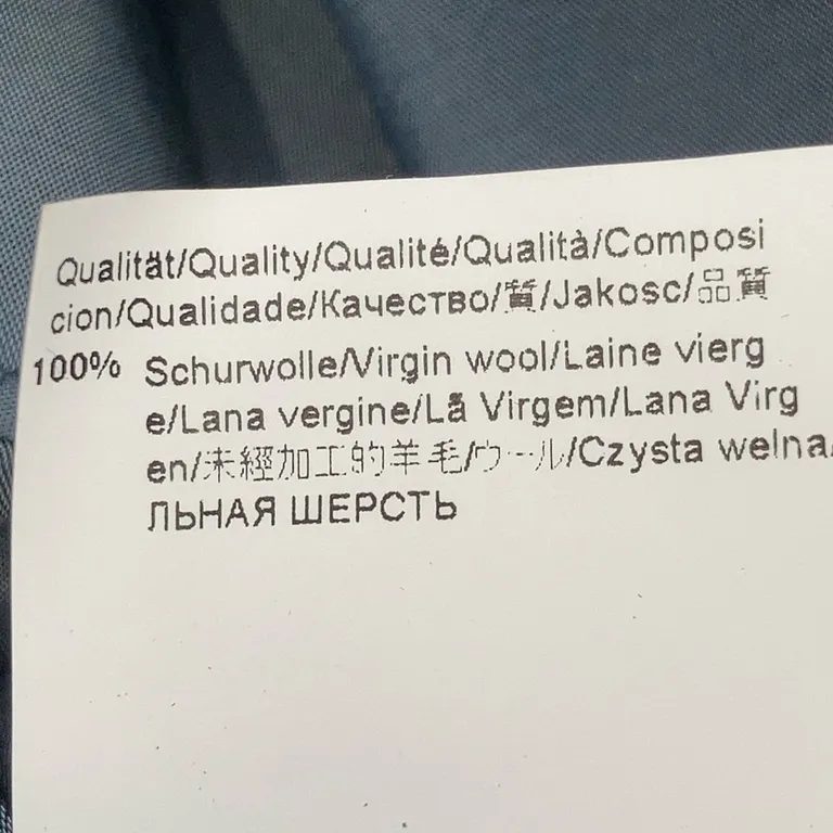 Kavaj (Svart) från Boss Hugo Boss Ull - Materialetikett