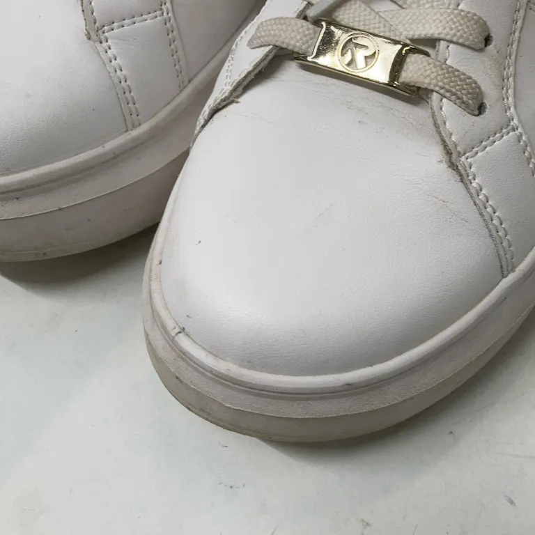 Sneakers (Vit) från Rieker - Fläckig - Tå/Tår