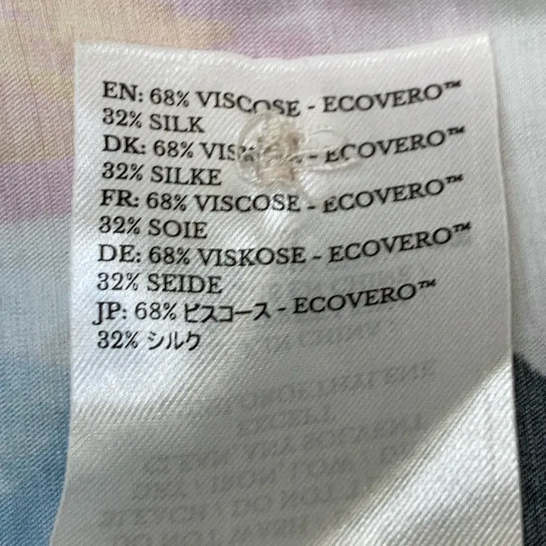 Skjorta (Flerfärgad) från Stine Goya Silke, Viskos - Materialetikett
