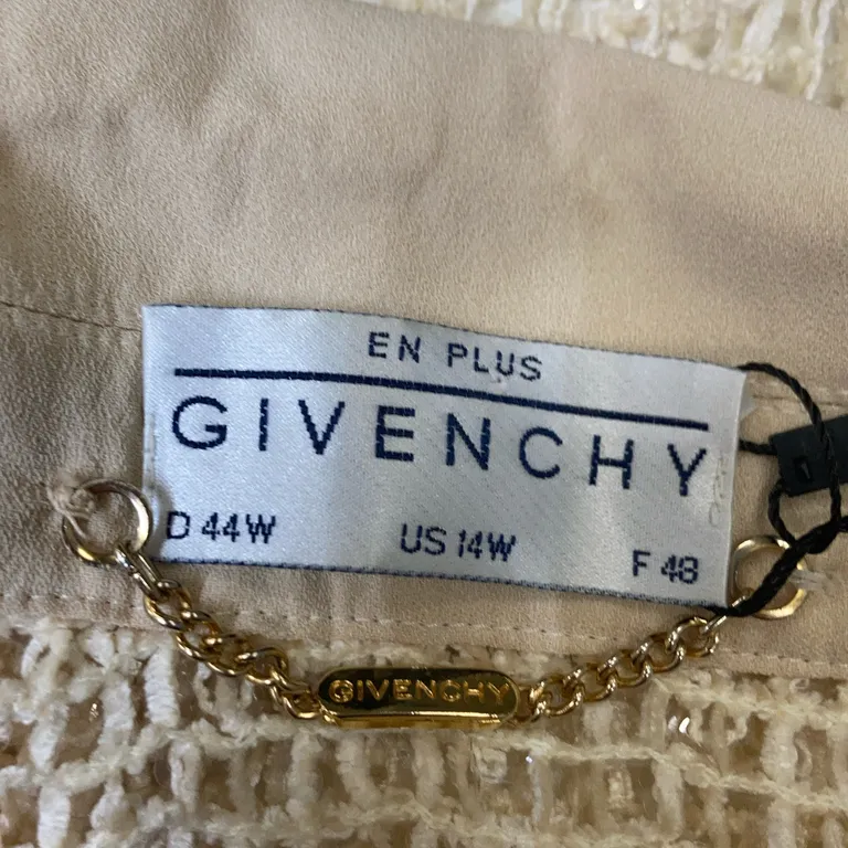 Kofta (Beige) från Givenchy Acetat, Viskos, Polyester - Varumärke