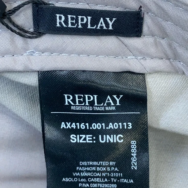 Keps (Grå) från Replay Bomull, Polyester - Varumärke