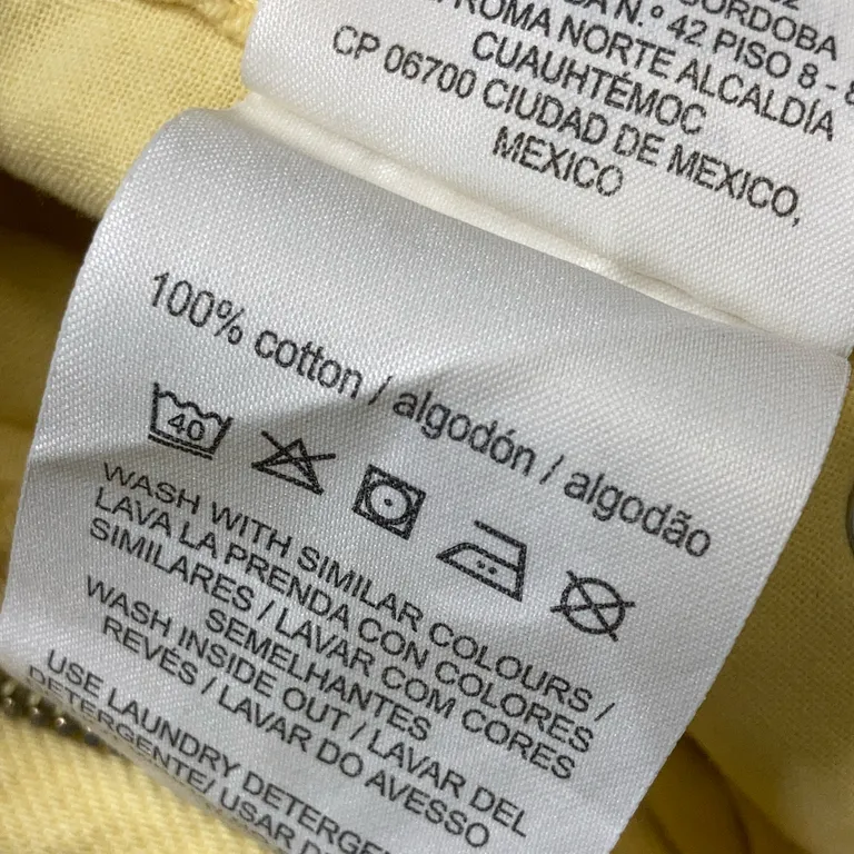Jeans (Gul) från ONLY Bomull - Materialetikett