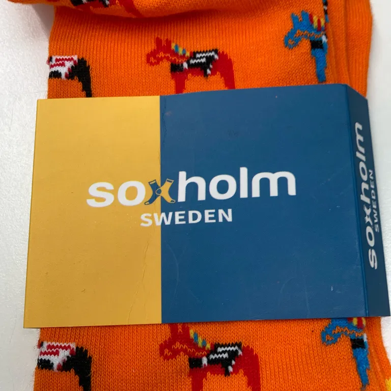 Strumpor (Orange, Flerfärgad) från Søholm - Varumärke