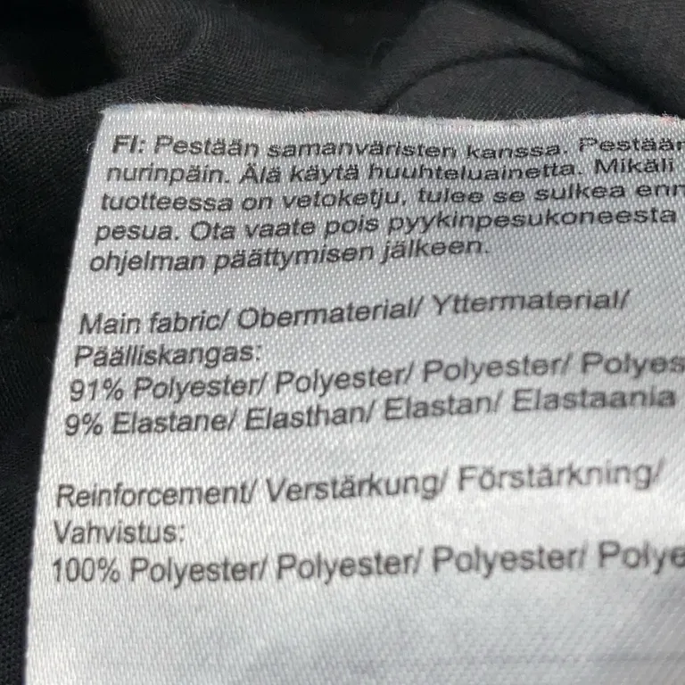 Cargobyxor (Grön, Svart) från Everest Elastan, Polyester - Materialetikett