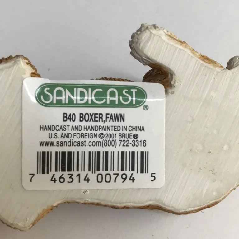 Figurin (Boxer, Fawn, B40) från Sandicast - Varumärke