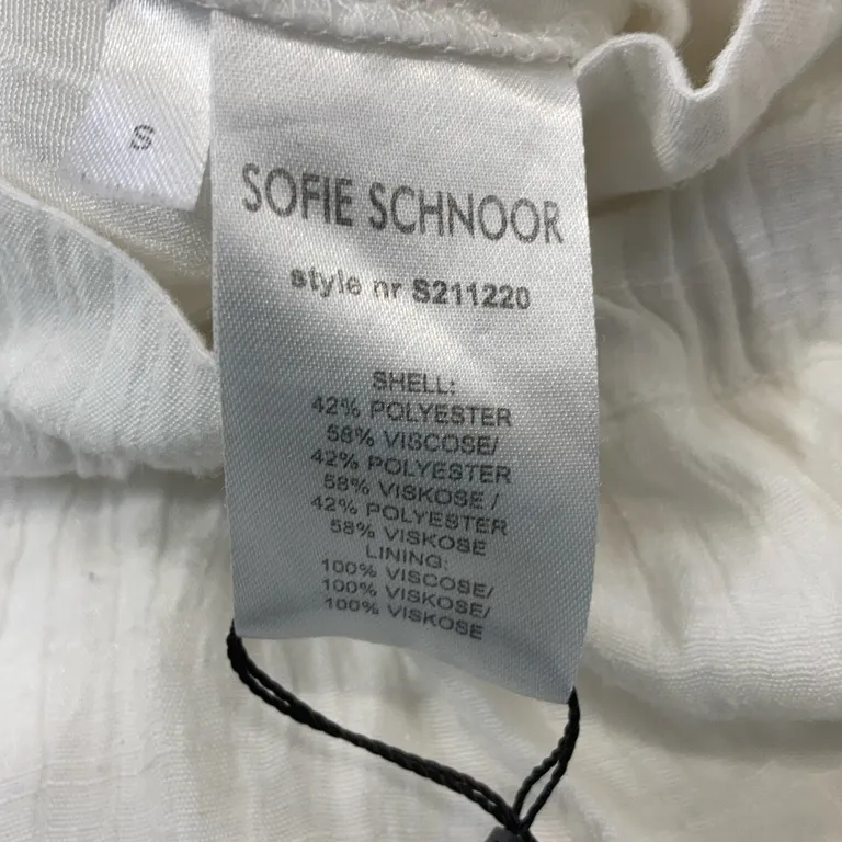 Kjol (Vit) från Sofie Schnoor Polyester, Viskos - Materialetikett