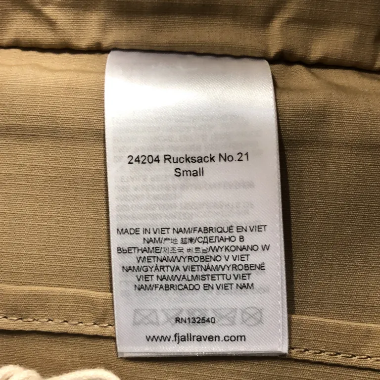 Ryggsäck (Rucksack No. 21 Small ) från Fjällräven - Detaljbild