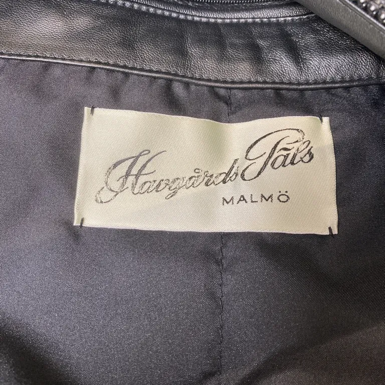Läderrock (Svart) från Havgårds  Päls Skinn, Polyester - Varumärke