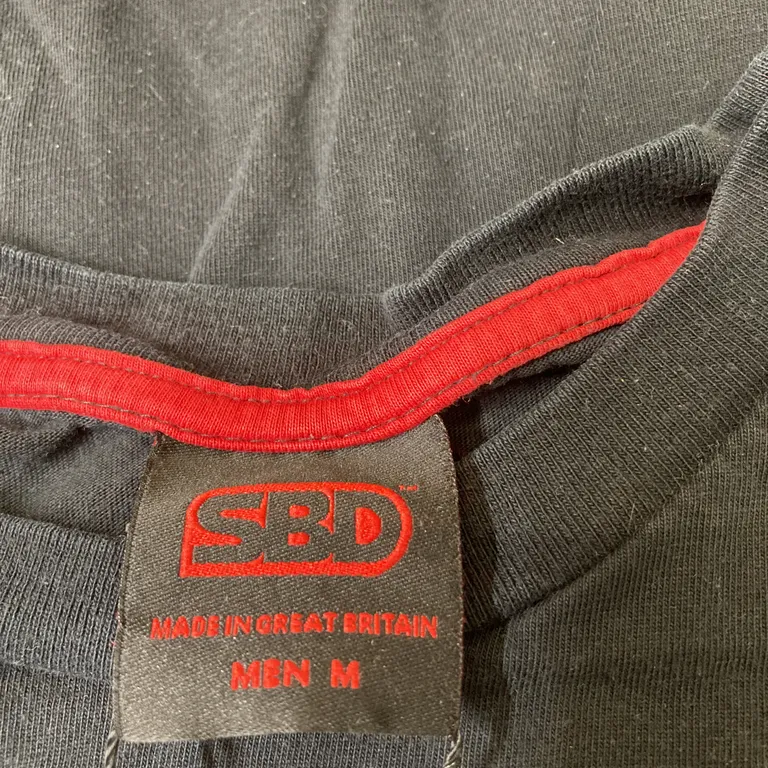 T-shirt (Svart) från SBD Bomull - Varumärke
