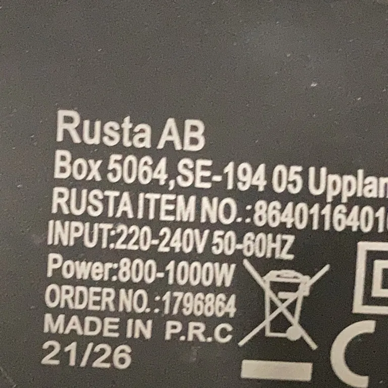 Varmluftsborste från Rusta - Varumärke
