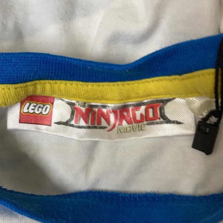 Långärmad t-shirt (Vit, Blå, Flerfärgad) från LEGO Ninjago Bomull - Varumärke