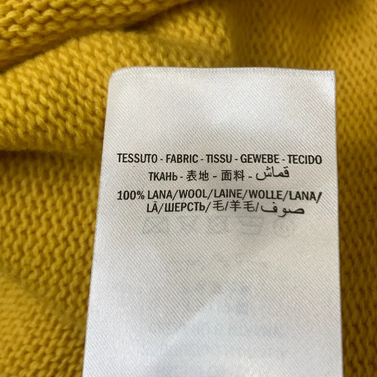 Tröja (Gul) från Gucci Ull - Materialetikett