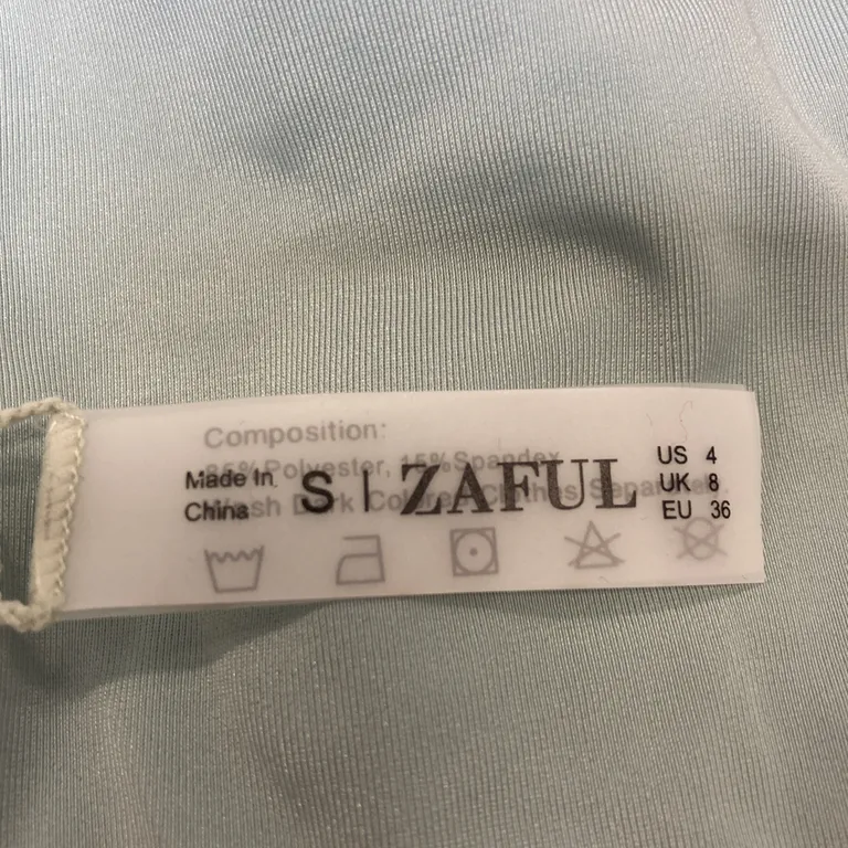 Bikini (Grön) från Zaful Polyester, Elastan - Varumärke