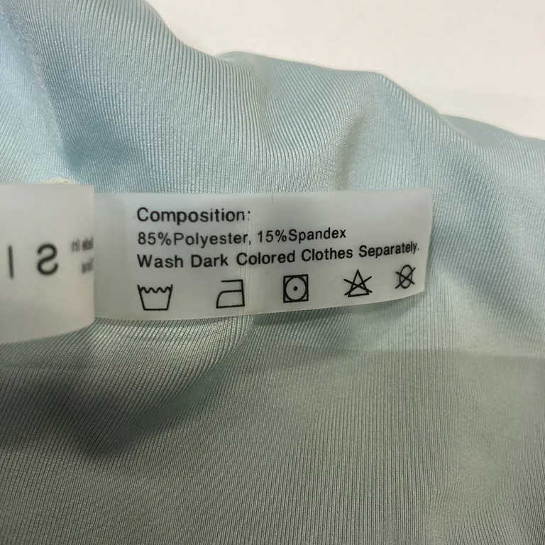 Bikini (Grön) från Zaful Polyester, Elastan - Materialetikett