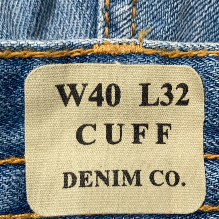 Jeans (Blå) från Cuff Bomull - Varumärke
