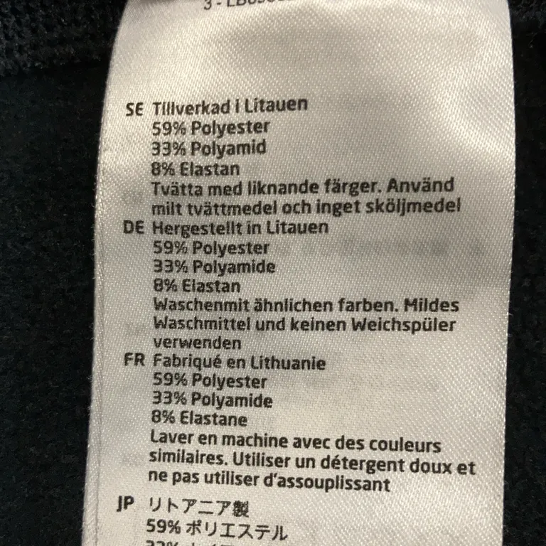 Mjukisbyxor (Grå) från Houdini Polyester, Polyamid, Elastan - Materialetikett