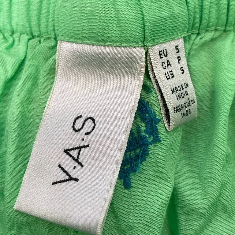 Shorts (Grön, Blå) från Y.A.S Bomull - Varumärke