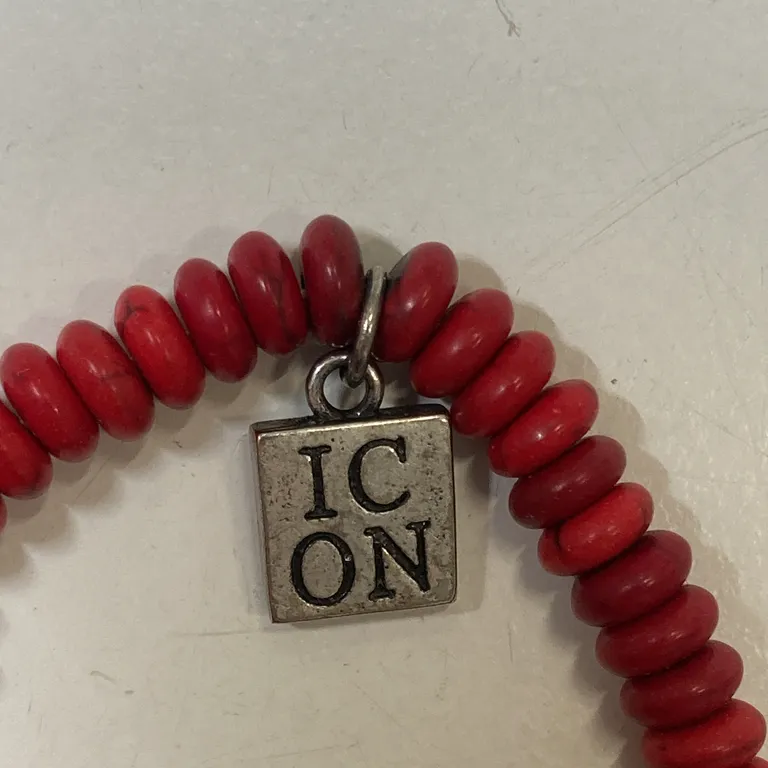 Armband (Röd) från Icon Okänd metall - Varumärke