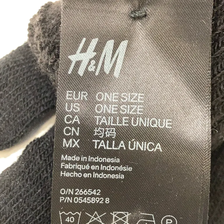 Handskar (Svart) från H&M Polyester, Akryl, Elastan - Varumärke