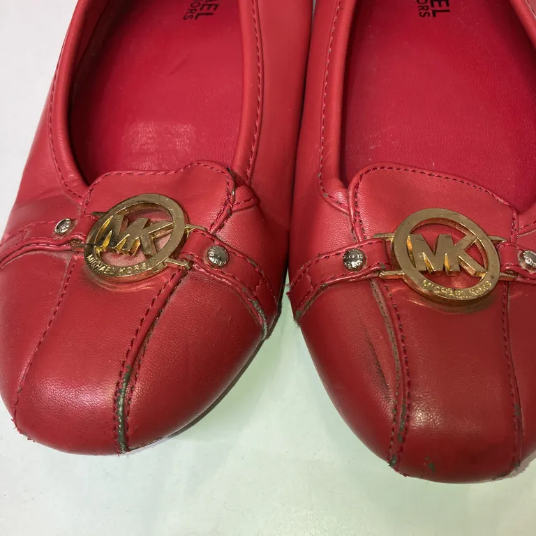 Ballerinaskor (Michael Kors ballerina) från Michael Kors Skinn - Repig - Framsida